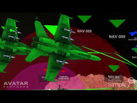 Mixed-reality mission routes displayed over a tabletop terrain map